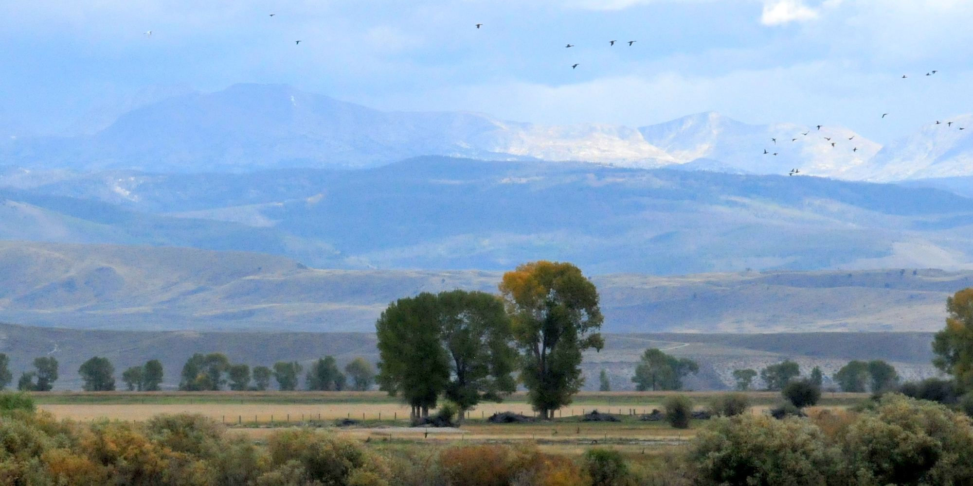 The Wind River Range near Lander, Wyoming